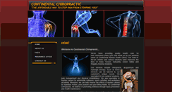 Desktop Screenshot of continentalchiropractic.com